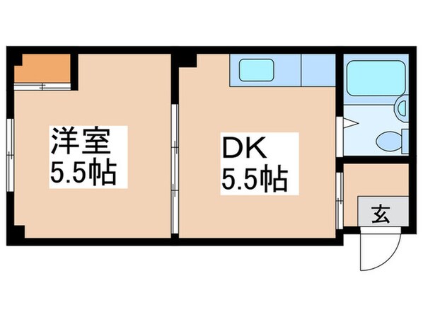 メゾンドパルの物件間取画像